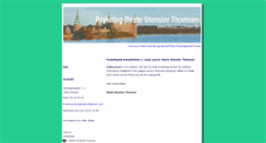 Desktop Screenshot of beatethomsen.dk